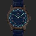 Aviator Aviator Douglas Day-Date V.3.35.2.277.4 мужские часы синий циферблат на запястье