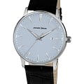 Jacques Lemans Jacques Lemans Retro Classic N-213O  N-213O кварцевые мужские часы  белый циферблат, браслет кожаный — вид спереди