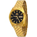 Orient Orient AB00001B (FAB00001B)  AB00001B механические мужские часы  черный циферблат, браслет  — вид спереди