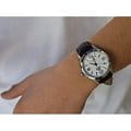 Orient Orient ER1X004W (FER1X004W) механические мужские часы часы, крупный план белый циферблат