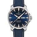 Certina Certina DS Action Day-Date C032.430.18.041.01 DS Action C0324301804101 механические мужские часы  синий циферблат, браслет тканевый — вид спереди