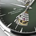 Hamilton Hamilton Jazzmaster Open Heart Auto H32675560  — детали корпуса и кожаный