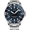 Mido Mido Ocean Star Diver 600 M026.608.11.041.00  M0266081104100 механические мужские часы  синий циферблат, браслет нержавеющая сталь — вид спереди