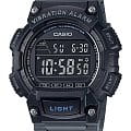 Casio Casio Collection W-736H-8BVDF (W-736H-8B)  W-736H-8B кварцевые мужские часы  черный циферблат, браслет пластик — вид спереди