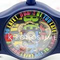 Swatch Swatch Sistem51 Biosourced SO30N400 механические мужские часы часы, крупный план синий циферблат