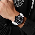 Philipp Plein Philipp Plein The Skull Carbon Fiber PWAAA1822  наручные мужские часы фото под углом.