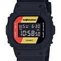 Casio Casio G-Shock DW-5600HDR-1 DW-5600 DW-5600HDR-1ER электронные мужские часы цветной циферблат, браслет пластик — вид спереди