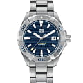 TAG Heuer TAG Heuer Aquaracer Professional 300 WBD2112.BA0928  WBD2112.BA0928 механические мужские часы  синий циферблат, браслет нержавеющая сталь — вид спереди