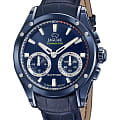 Jaguar Jaguar Connected J961/1  J961/1 кварцевые мужские часы  синий циферблат, браслет кожаный — вид спереди