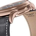 Оригинальные часы Aviator Aviator Douglas Day-Date V.3.35.2.283.4 механические калибр механизма av-1000 на базе sellita sw 240-2 общий вид