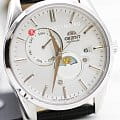 Orient Orient Sun & Moon RA-AK0310S мужские часы белый циферблат на запястье