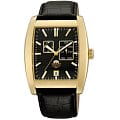 Orient Orient ETAB006B (FETAB006B)  FETAB006B механические мужские часы  черный циферблат, браслет кожа + текстиль — вид спереди