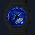 Casio Casio G-Shock GA-2100WS-7ADR (GA-2100WS-7A) мужские часы голубой циферблат на запястье