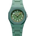 D1 Milano D1 Milano Nanochrome NCBJ02  NCBJ02 кварцевые мужские часы  зеленый циферблат, браслет пластик — вид спереди