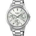 Casio Casio Sheen SHE-3516D-7A  SHE-3516D-7A кварцевые женские часы  серебристый циферблат, браслет нержавеющая сталь — вид спереди