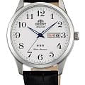 Orient Orient AB0B004W (FAB0B004W)  AB0B004W автокварц (кинетик) мужские часы   циферблат, браслет кожаный — вид спереди