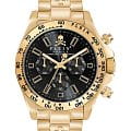 Philipp Plein Philipp Plein Nobile Wonder PWCAA1021  PWCAA1021 кварцевые мужские часы  черный циферблат, браслет нержавеющая сталь — вид спереди