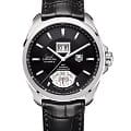 TAG Heuer TAG Heuer Carrera WAV5111.FC6225  WAV5111.FC6225 механические мужские часы  черный циферблат, браслет кожаный — вид спереди