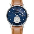 Rado Rado Coupole R22880205 Automatic R22880205 механические мужские часы  синий циферблат, браслет кожаный — вид спереди