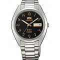 Orient Orient AB00003B (FAB00003B)  FAB00003B механические мужские часы  коричневый циферблат, браслет  — вид спереди