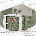 Swatch Swatch Skin Irony 42 SS07S103 кварцевые женские часы часы, крупный план коричневый циферблат