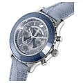 Swarovski Swarovski Octea Lux Chrono 5580600 кварцевые женские часы часы, крупный план синий циферблат