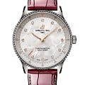 Breitling Breitling Navitimer Automatic 32 A77320E61A2P2  A77320E61A2P2 механические мужские часы  бежевый циферблат, браслет кожаный — вид спереди