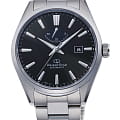 Orient Orient RE-AU0402B  RE-AU0402B механические мужские часы  черный циферблат, браслет нержавеющая сталь — вид спереди