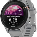 Garmin Garmin Forerunner 255S 010-02641-12  010-02641-12 электронные мужские часы   циферблат, браслет силикон — вид спереди