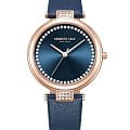 Kenneth Cole Kenneth Cole Modern Classic KCWLA0026803  KCWLA0026803 кварцевые женские часы  синий циферблат, браслет кожаный — вид спереди