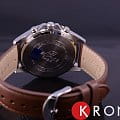 Casio Casio Edifice EFV-500L-7A кварцевые мужские часы часы, крупный план шампань циферблат