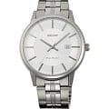 Orient Orient UNG8003W (FUNG8003W)  FUNG8003W  мужские часы  белый циферблат, браслет  — вид спереди