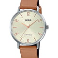 Casio Casio Collection LTP-VT01L-5B  LTP-VT01L-5B кварцевые женские часы  шампань циферблат, браслет кожаный — вид спереди