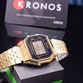 Casio Casio Collection LA680WEGA-1E collection японские мужские часы на браслете нержавеющая сталь боковой вид