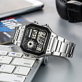 Casio Casio Collection AE-1200WHD-1AVDF (AE-1200WHD-1A) японские наручные мужские часы заводная головка с логотипом Casio