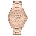 Fossil Fossil Bannon  AM4511  AM4511  женские часы  золотой циферблат, браслет  — вид спереди
