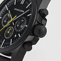 Jacques Lemans Jacques Lemans  Sport 1-2119B  австрийские мужские часы на браслете кожа + силикон боковой вид