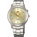 Orient Orient EM0201ZC (FEM0201ZC)  FEM0201ZC механические мужские часы  шампань циферблат, браслет  — вид спереди