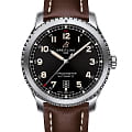 Breitling Breitling Aviator 8 Automatic 41 A17315101B1X4  A17315101B1X4 механические мужские часы  черный циферблат, браслет кожаный — вид спереди