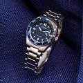 Citizen Citizen Eco-Drive AW1761-89L кварцевые мужские часы часы, крупный план синий циферблат