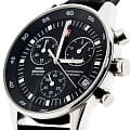 Swiss Military by Chrono Swiss Military by Chrono SM30052.03 кварцевые мужские часы часы, крупный план черный циферблат