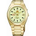 Orient Orient EM5L00JR (FEM5L00JR)  FEM5L00JR механические мужские часы  перламутровый циферблат, браслет  — вид спереди