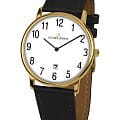 Jacques Lemans Jacques Lemans  Classic 1-2003H  1-2003H кварцевые женские часы  белый циферблат, браслет кожаный — вид спереди