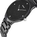 Rado Rado True Thinline Diamonds R27741712 кварцевые мужские часы часы, крупный план черный циферблат
