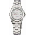 Orient Orient NQ1Q004W (FNQ1Q004W)  FNQ1Q004W механические женские часы  белый циферблат, браслет  — вид спереди