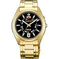 Orient Orient EM5J00GB (FEM5J00GB)  FEM5J00GB механические мужские часы  черный циферблат, браслет  — вид спереди