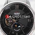 Orient Orient Sun & Moon Classic RA-AS0001 (RN-AS0001B) механические мужские часы часы, крупный план черный циферблат