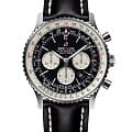 Breitling Breitling Navitimer B01 Chronograph 46 AB0127211B1X1  AB0127211B1X1 механические мужские часы   циферблат, браслет кожаный — вид спереди