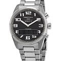 Certina Certina DS Multi C020.419.44.082.01  C0204194408201 кварцевые мужские часы  черный циферблат, браслет титановый — вид спереди