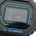 Casio Casio G-Shock DW-5600BBM-1 g-shock японские мужские часы на браслете пластик боковой вид